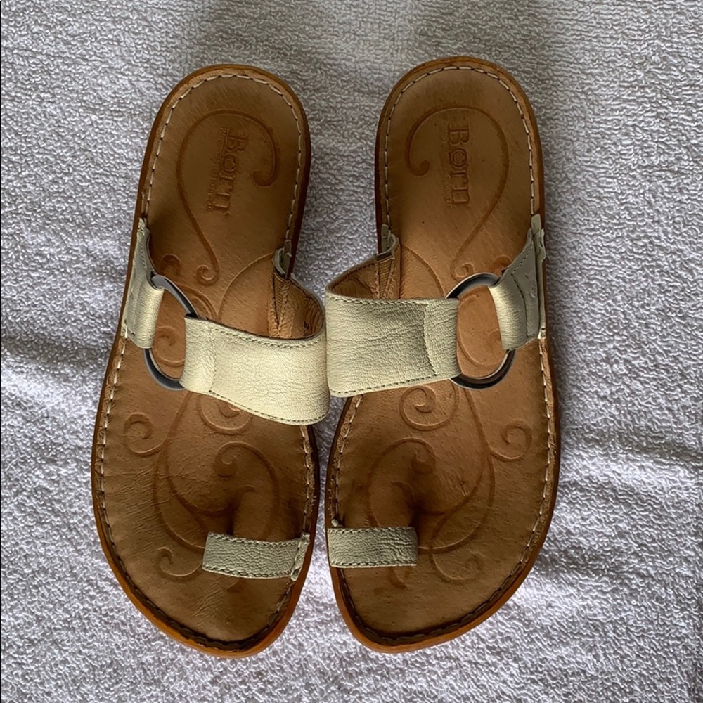 BORN sandals, sz 8, leather upper & lining